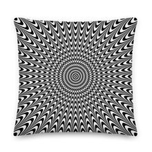 Vertigo Optical Illusion Background Premium Pillow