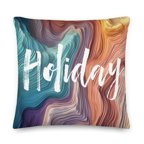 Holiday Wavy Canyon Premium Pillow