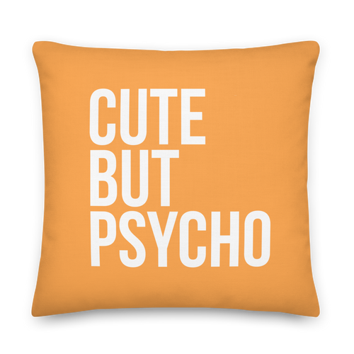 Cute But Psycho Texas Rose Premium Pillow