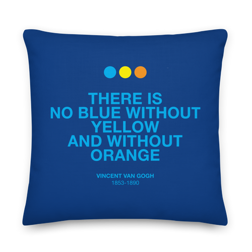 There is No Blue Premium Pillow