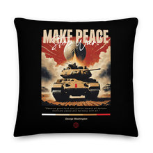 Make Peace Stop War Tank Premium Pillow