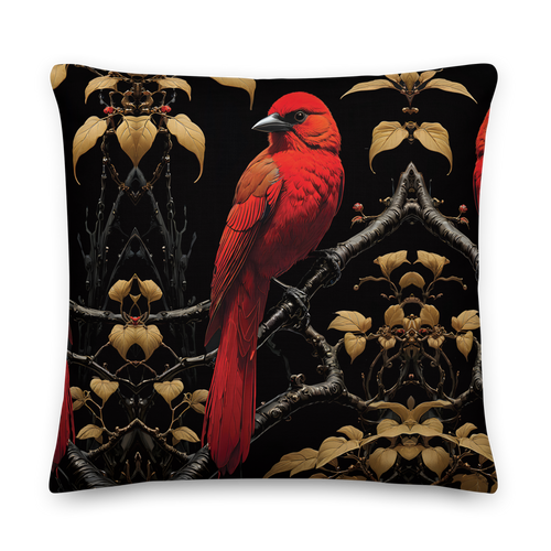 Red Bird Premium Pillow