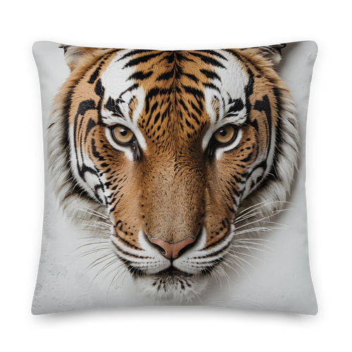 Silent Tiger Head Premium Pillow