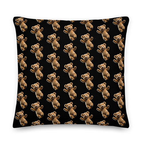 Happy Teddy Bear Pattern Premium Pillow