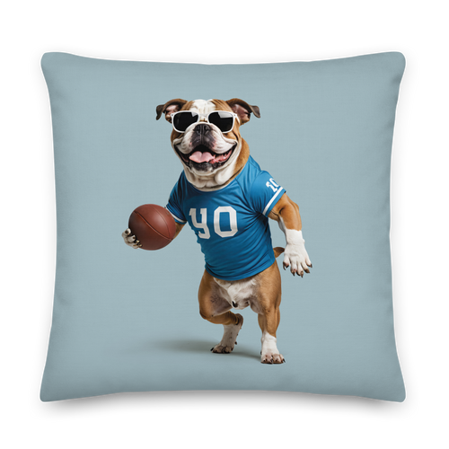 Bulldog Basketball Premium Pillow