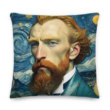 Van Gogh Potrait Painting Premium Pillow