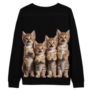 Four Cute Cats Unisex Sweatshirt