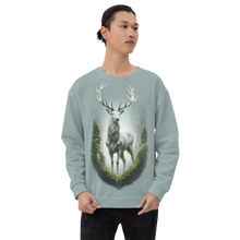 Green White Deer Unisex Sweatshirt