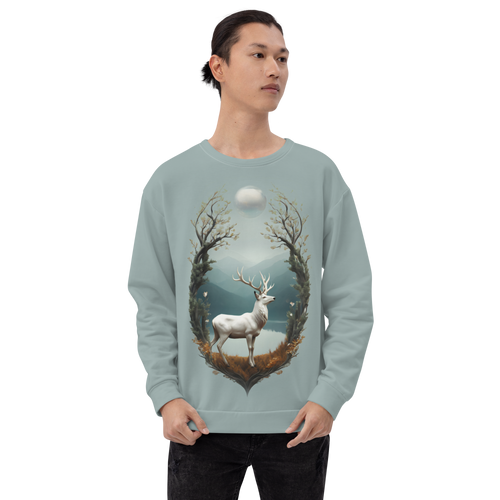 Deer By The Lake Unisex Sweatshirt