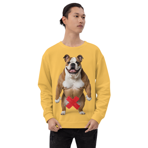 Bulldog X-Tape Yellow Unisex Sweatshirt