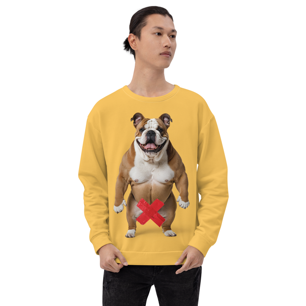 Bulldog X-Tape Yellow Unisex Sweatshirt