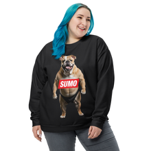 Sumo Bulldog Black Unisex Sweatshirt