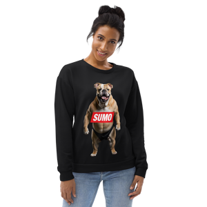 Sumo Bulldog Black Unisex Sweatshirt