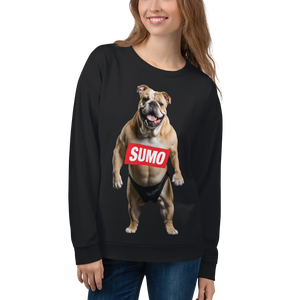 Sumo Bulldog Black Unisex Sweatshirt