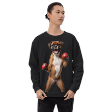 Boxer Boxing Black Unisex Sweatshirt