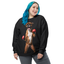 Boxer Boxing Black Unisex Sweatshirt