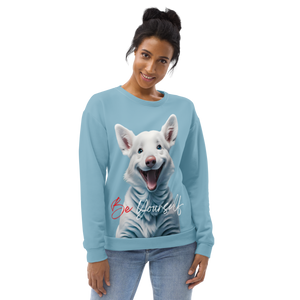 Cute Dog Be Yourself Unisex Sweatshirt