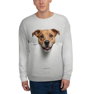 Smile Dog Peep Unisex Sweatshirt