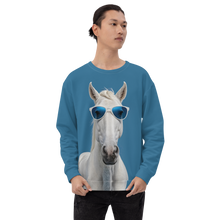 Cool Blue Horse Unisex Sweatshirt