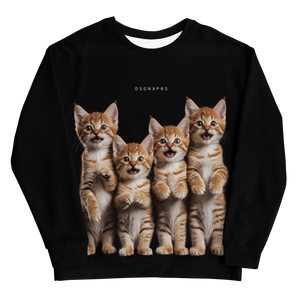 Four Cute Cats Unisex Sweatshirt