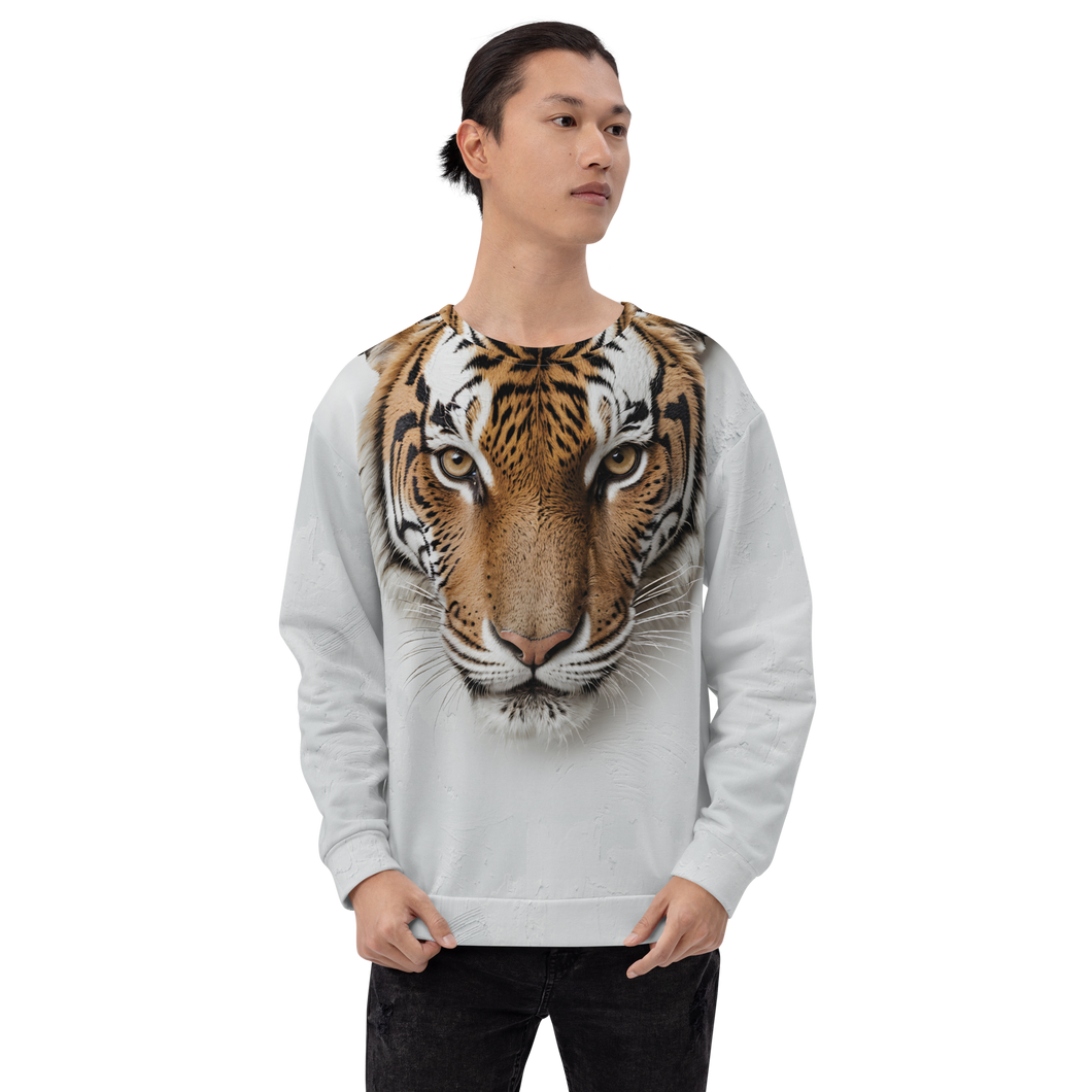 Silent Tiger Head Unisex Sweatshirt