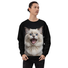 Angry Ragdoll Kitten All-Over Print Unisex Sweatshirt