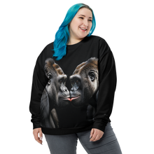 Gorilla Kissing Unisex Sweatshirt