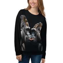 Gorilla Kissing Unisex Sweatshirt