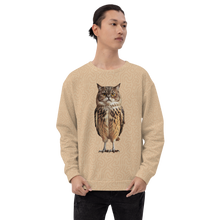 Cat Owl All-Over Print Unisex Sweatshirt