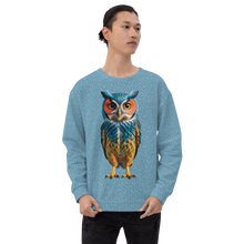 Blue Owl All-Over Print Unisex Sweatshirt