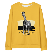 Giraffe Zebra Skin All-Over Print Unisex Sweatshirt