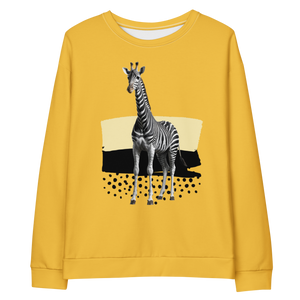 Giraffe Zebra Skin All-Over Print Unisex Sweatshirt