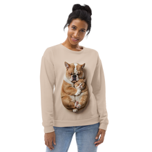 Cute Baby Cat and Dog Sleep All-Over Print Unisex Sweatshirt