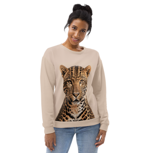 Leopard Potrait All-Over Print Unisex Sweatshirt