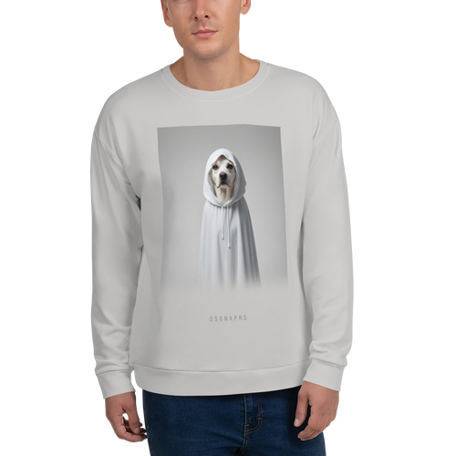 Scary Dog All-Over Print Unisex Sweatshirt