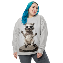 Hello Racoon All-Over Print Unisex Sweatshirt