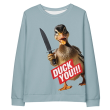 Duck You All-Over Print Unisex Sweatshirt