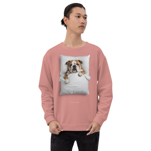 Sleeping Bulldog All-Over Print Unisex Sweatshirt