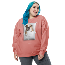 Sleeping Bulldog All-Over Print Unisex Sweatshirt