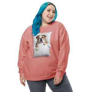 Sleeping Bulldog All-Over Print Unisex Sweatshirt