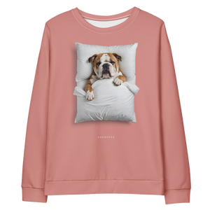 Sleeping Bulldog All-Over Print Unisex Sweatshirt