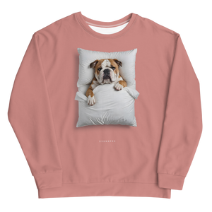 Sleeping Bulldog All-Over Print Unisex Sweatshirt