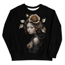 Lady Rose Copper Wire Art Unisex Sweatshirt