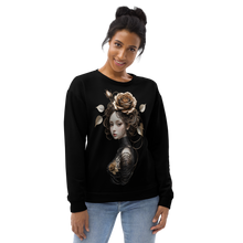 Lady Rose Copper Wire Art Unisex Sweatshirt