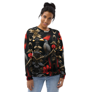 Beauty Tropical Bird All-Over Print Unisex Sweatshirt