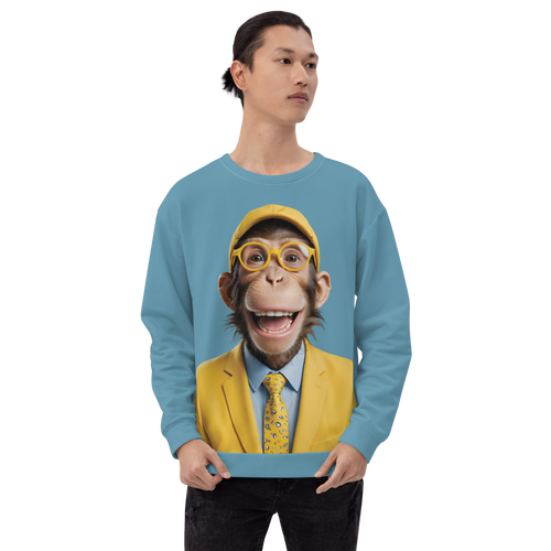 Funky Monkey All-Over Print Unisex Sweatshirt