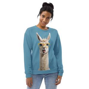 Funky Lamma All-Over Print Unisex Sweatshirt