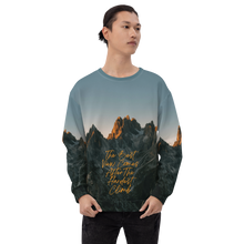 The Best View Comes All-Over Print Unisex Sweatshirt