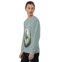 Green White Deer Unisex Sweatshirt