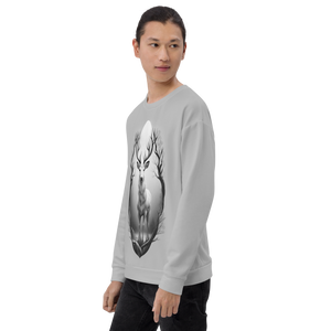 The Grayscale Deer Unisex Sweatshirt